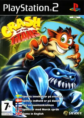 Crash of the Titans box cover front